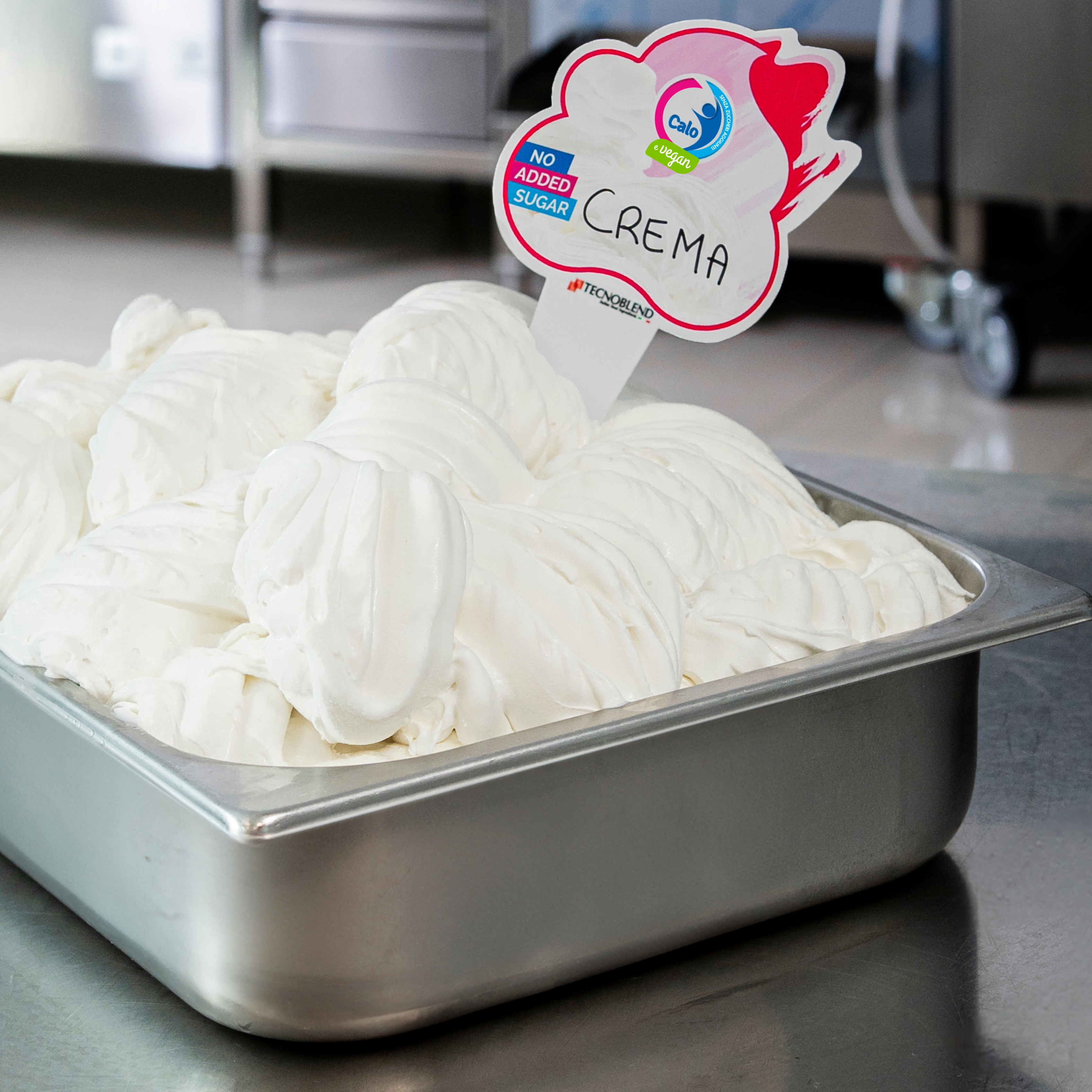 1,5 kg Preparato per gelato al fiordilatte , vegan e senza zuccheri aggiunti - CALO VEGAN CREMA