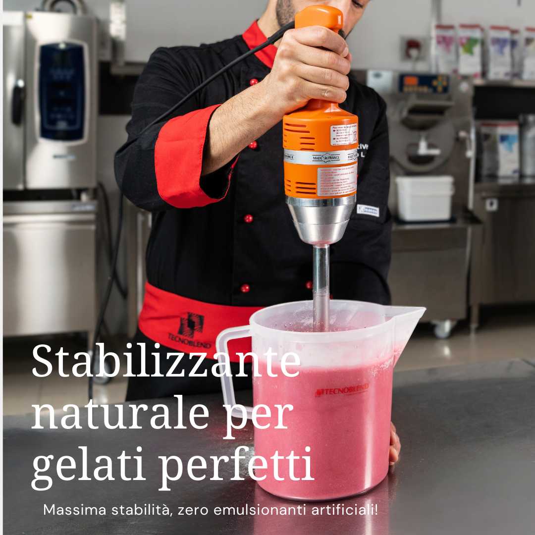 Stabilizzante 100% naturale per gelati frutta, sorbetti e alcolici - GUMFRUTTA FREE