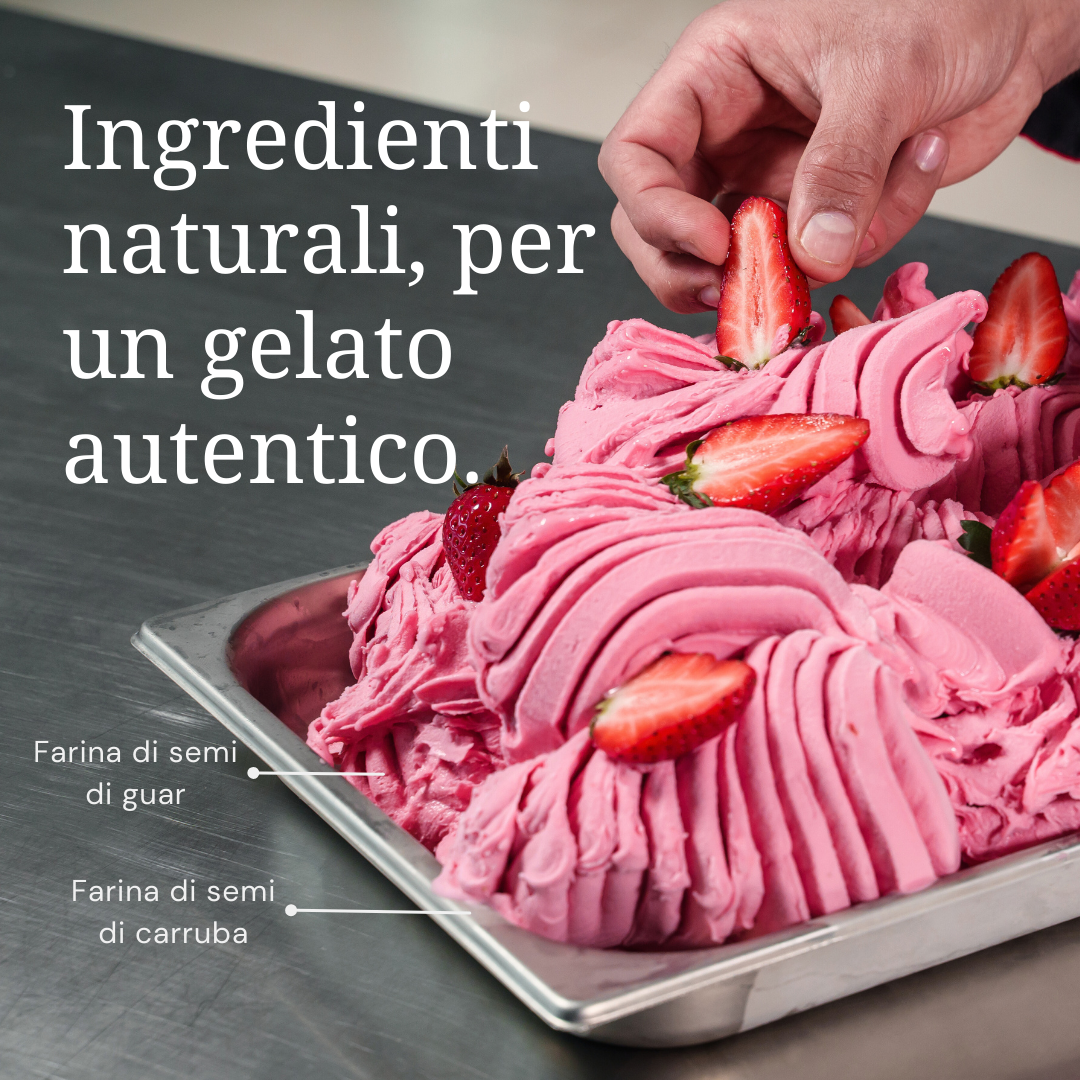Stabilizzante 100% naturale per gelati frutta, sorbetti e alcolici - GUMFRUTTA FREE