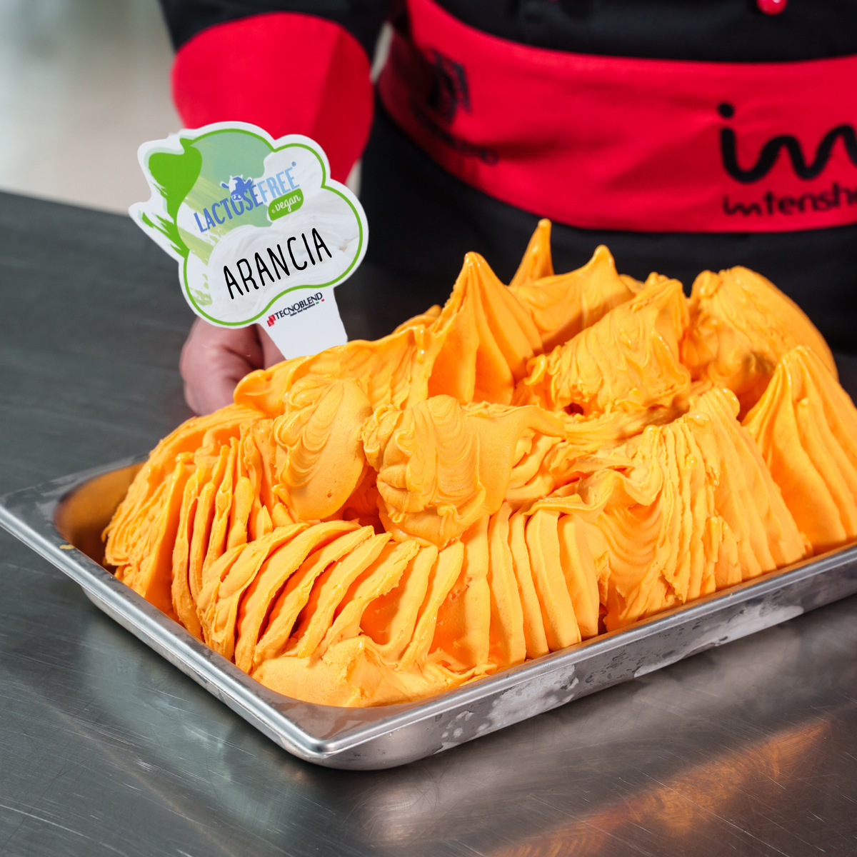 1,25 kg Preparato per Gelato all'Arancia senza lattosio, per vegani