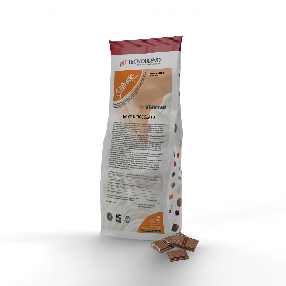 1,5 kg Preparato per Gelato al Cioccolato al Latte