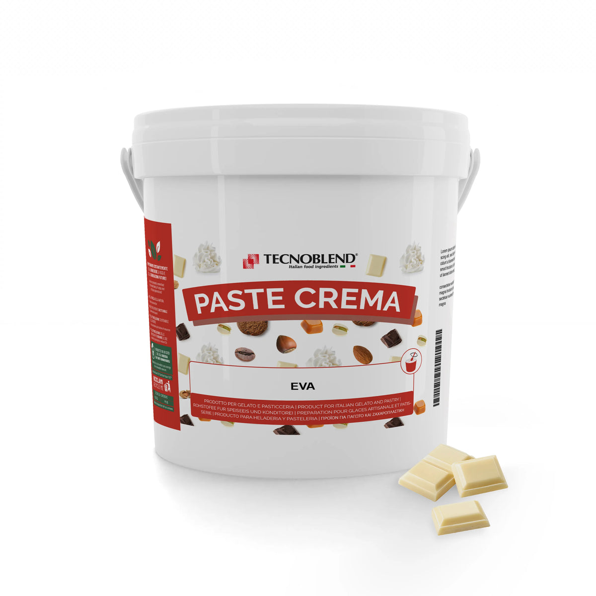 Variegato al Cioccolato Bianco per Gelati e Desserts, EVA