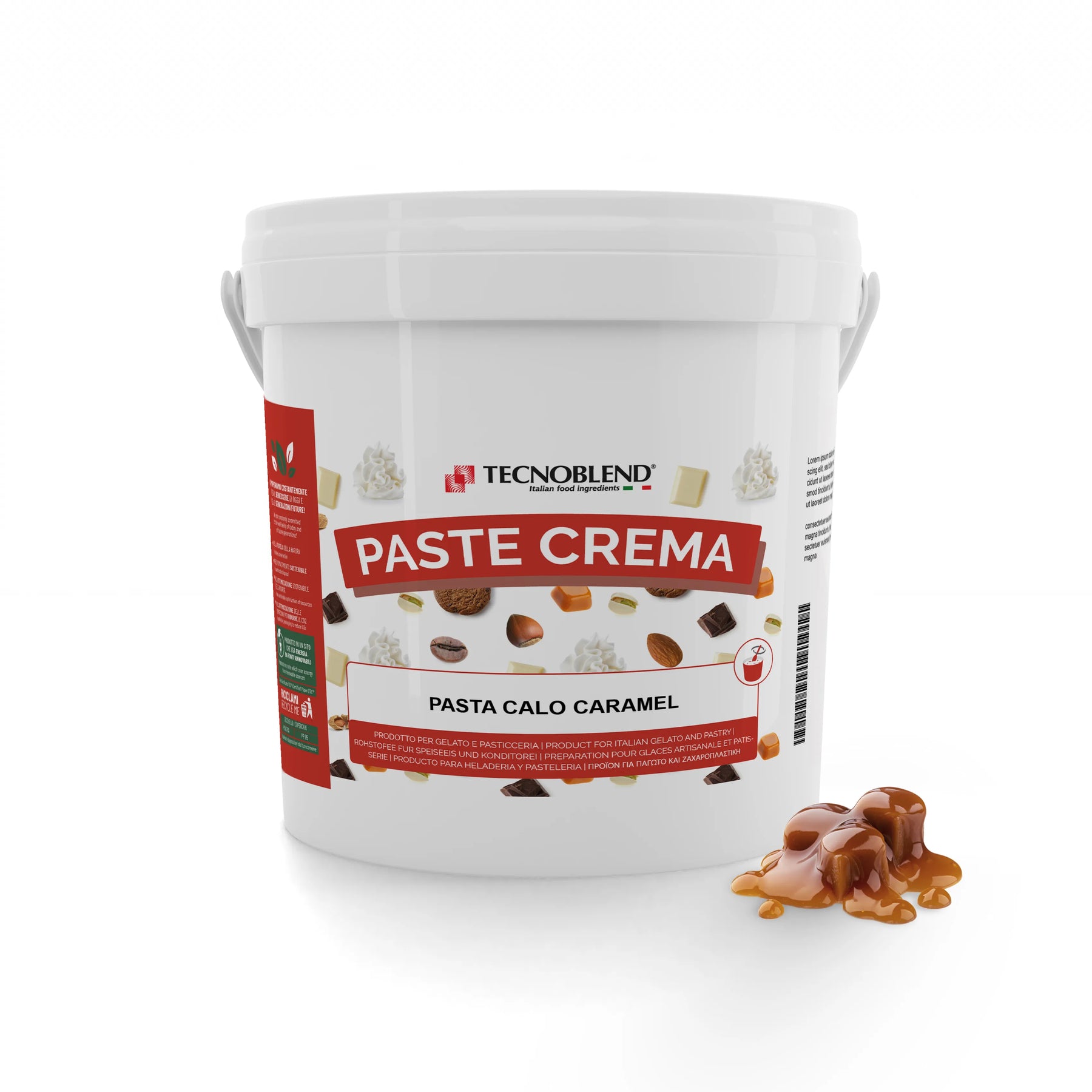 Pasta per gelato al caramello senza zuccheri aggiunti, PASTA CALO CARAMEL
