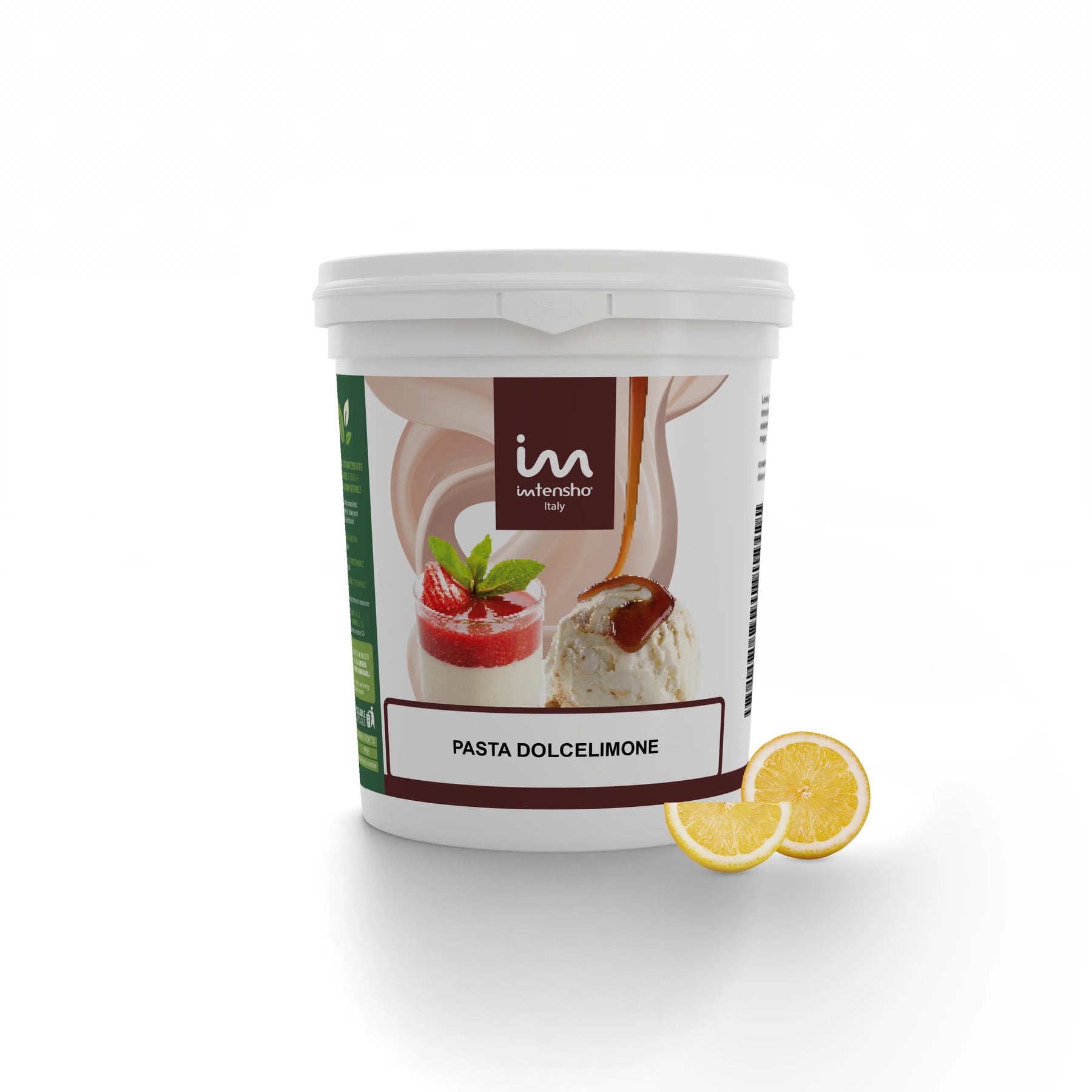 Pasta per gelato, desserts, semifreddi e per prodotti da pasticceria al gusto Limone, senza Lattosio, PASTA DOLCELIMONE