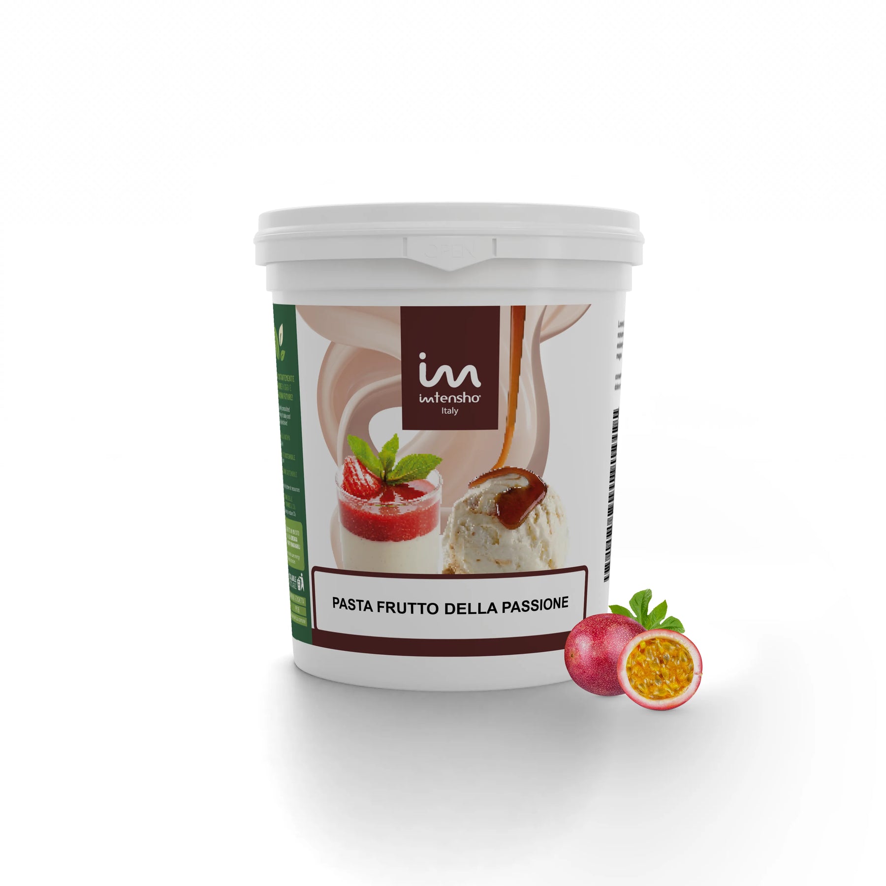 Pasta per Gelato al Frutto della Passione, senza Lattosio, per Vegani