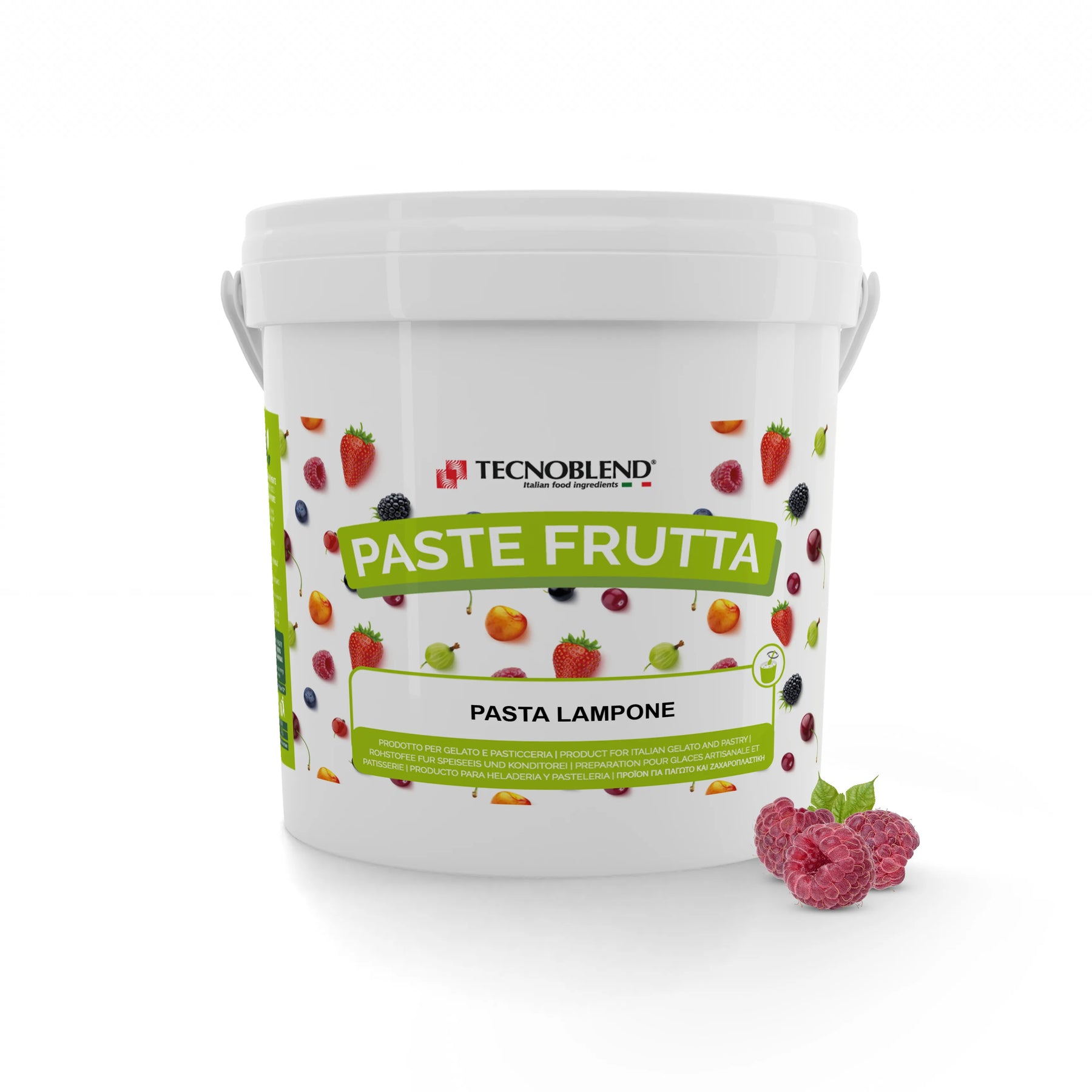 Pasta per Gelato al Lampone senza Lattosio