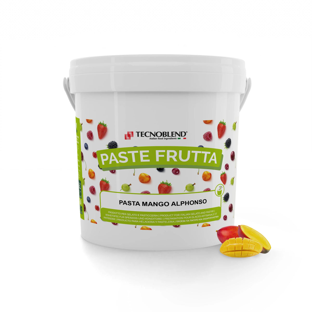 Pasta per gelato, desserts, semifreddi al gusto Mango, senza Lattosio, per Vegani, PASTA MANGO ALPHONSO