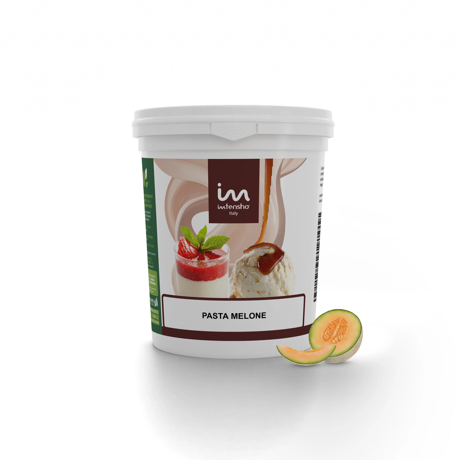 Pasta per Gelato al Melone senza Lattosio, per Vegani