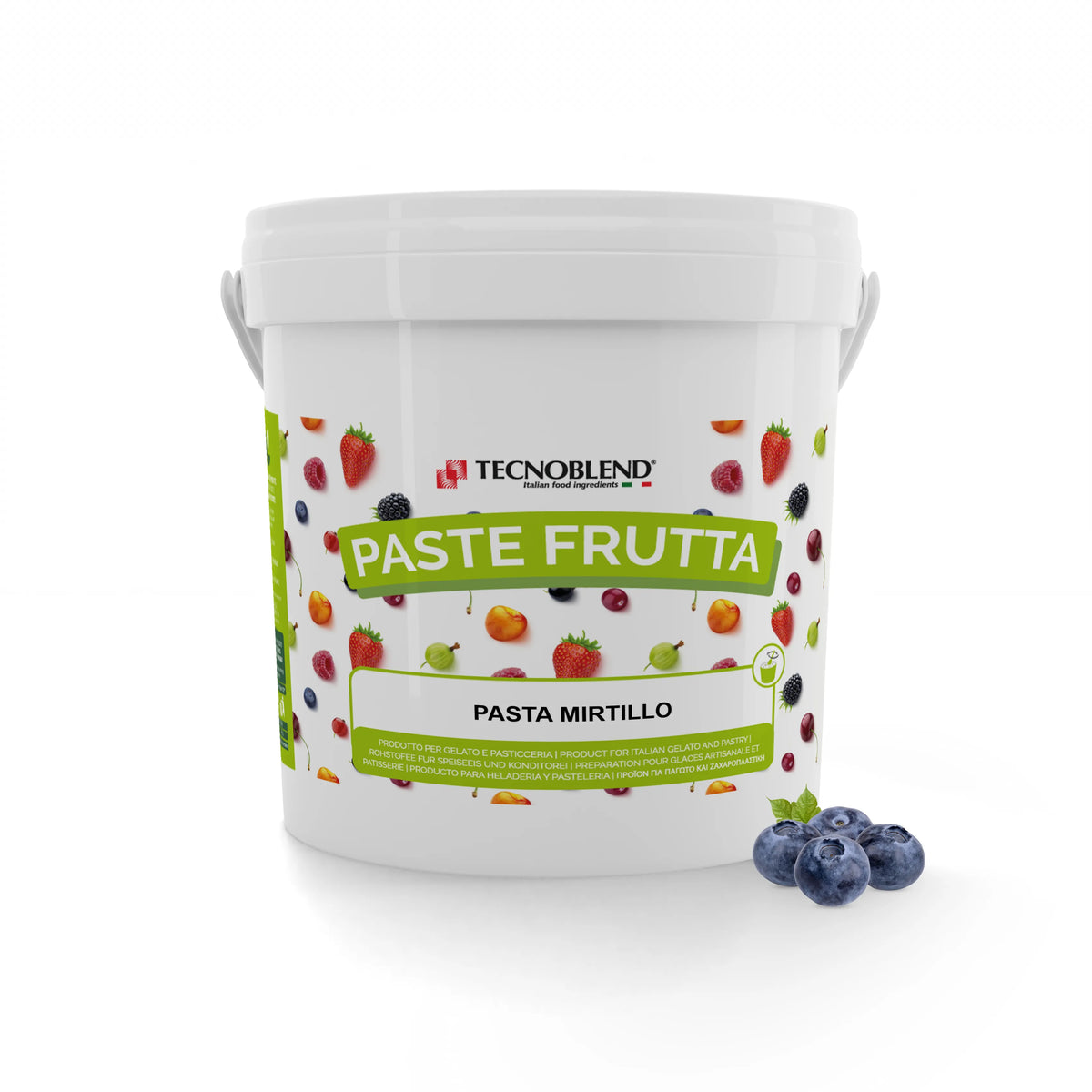 Pasta per Gelato al Mirtillo senza Lattosio