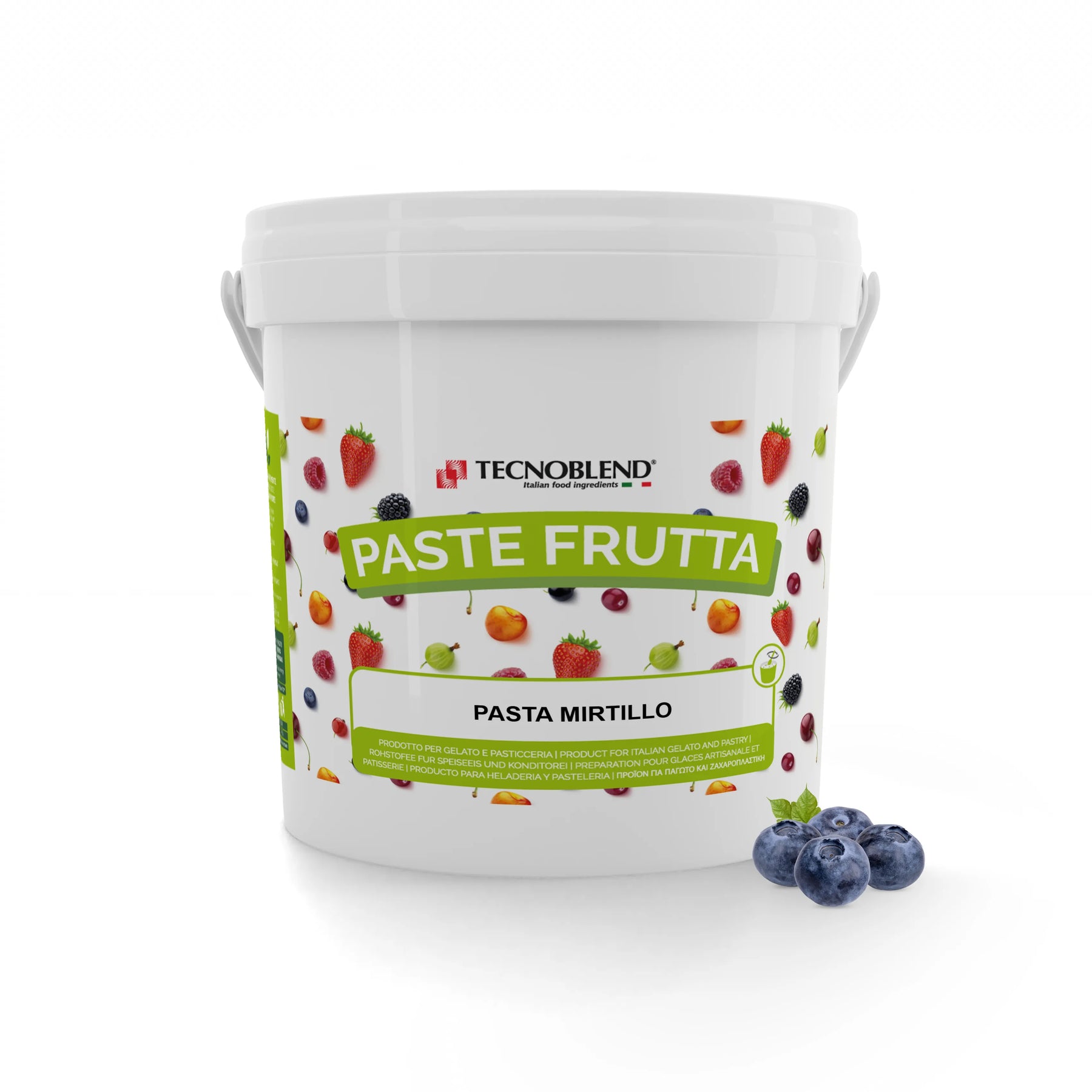 Pasta per Gelato al Mirtillo senza Lattosio