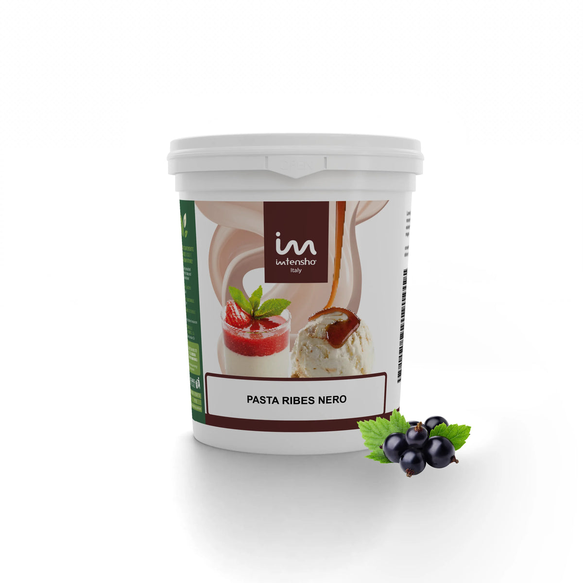 Pasta per Gelato al Ribes Nero senza Lattosio, per Vegani