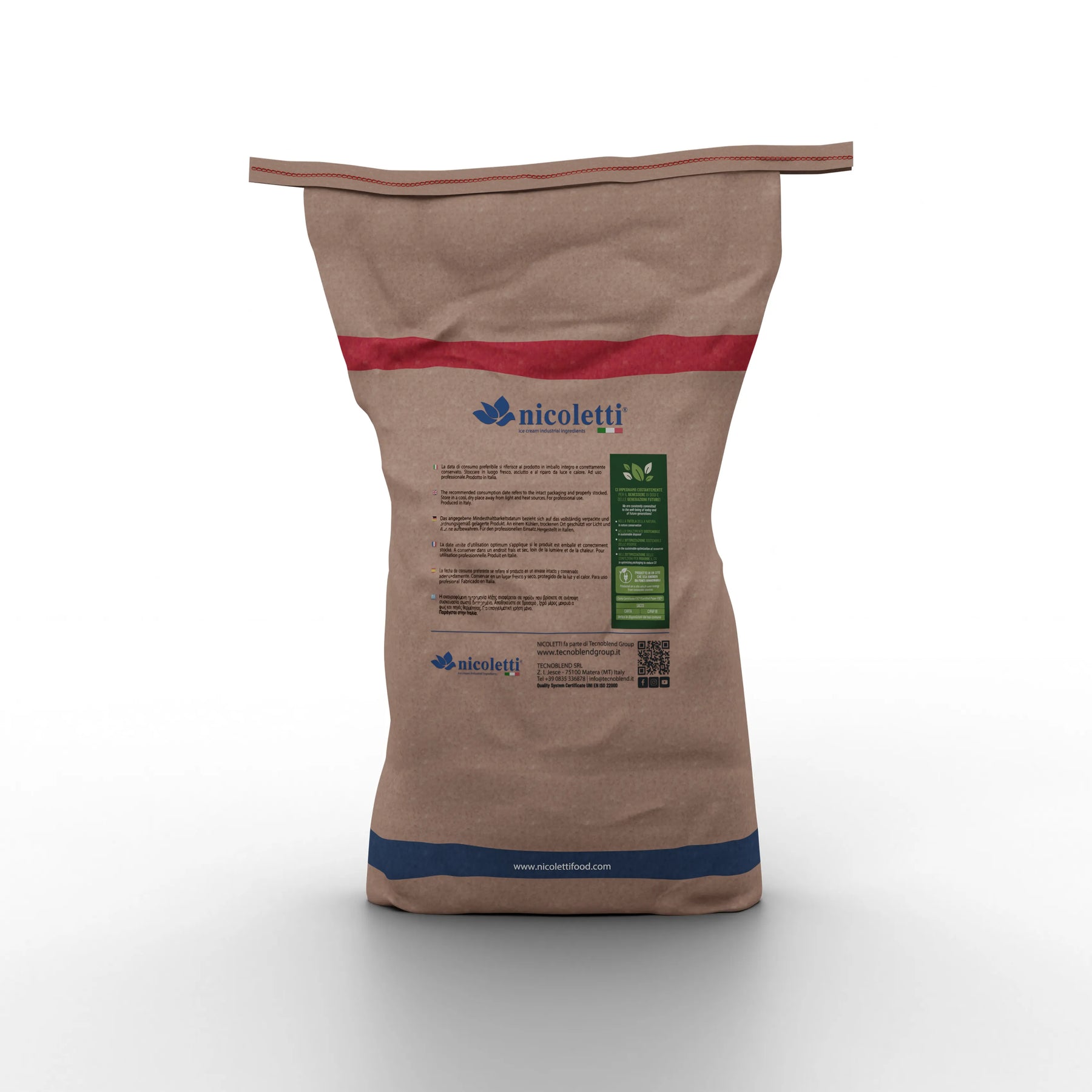 Sostituto in polvere del latte intero per gelateria, pasticceria e prodotti da forno, OPTIFAT 26V