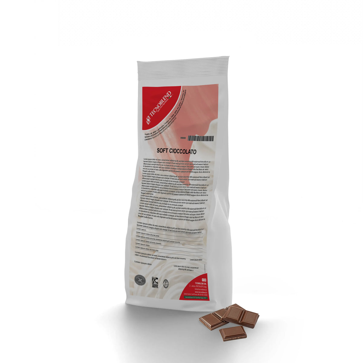 4 kg Preparato per Gelato Soft completo in polvere a Freddo al CIOCCOLATO