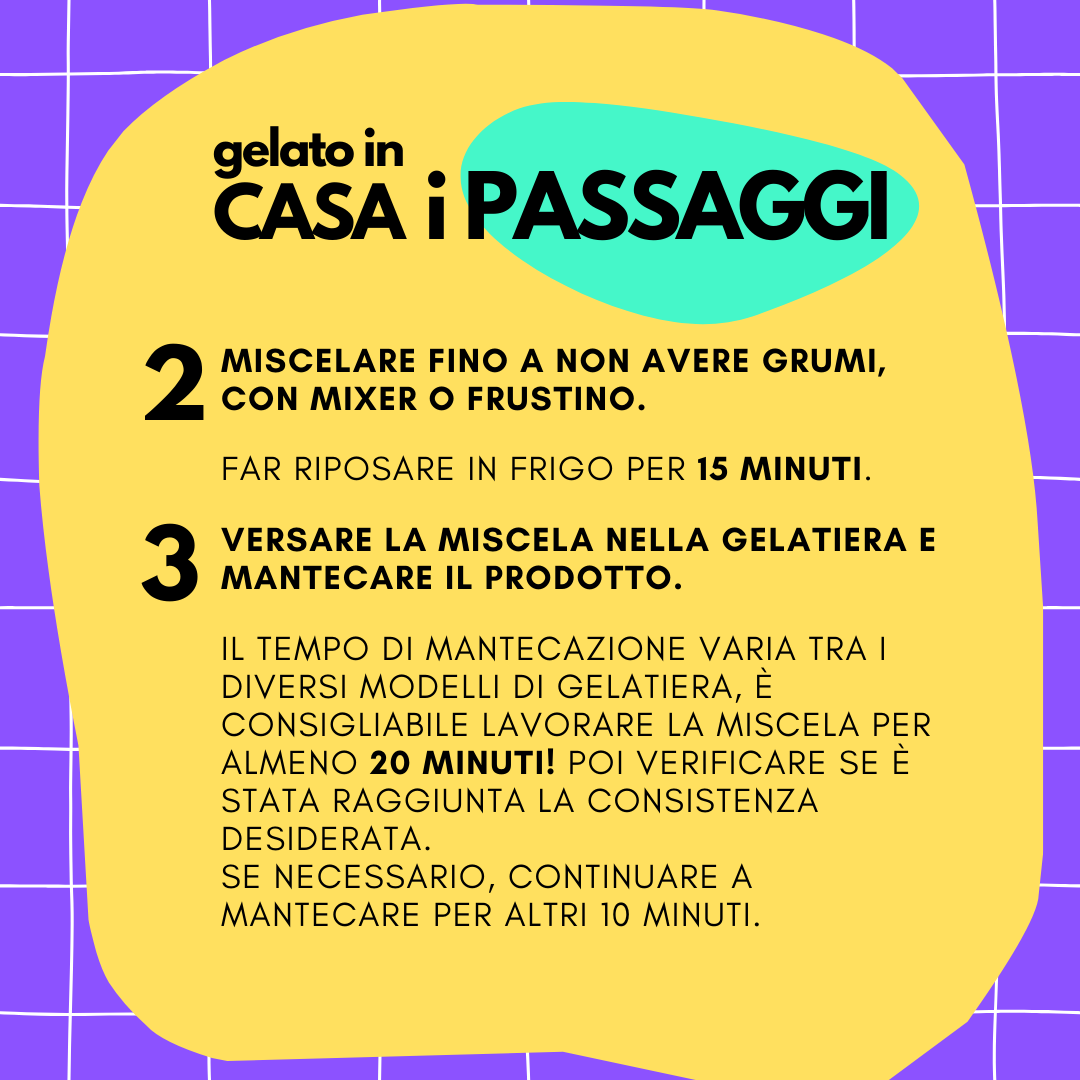 1,5 kg Preparato per Gelato al Fior di latte , senza lattosio, per vegani