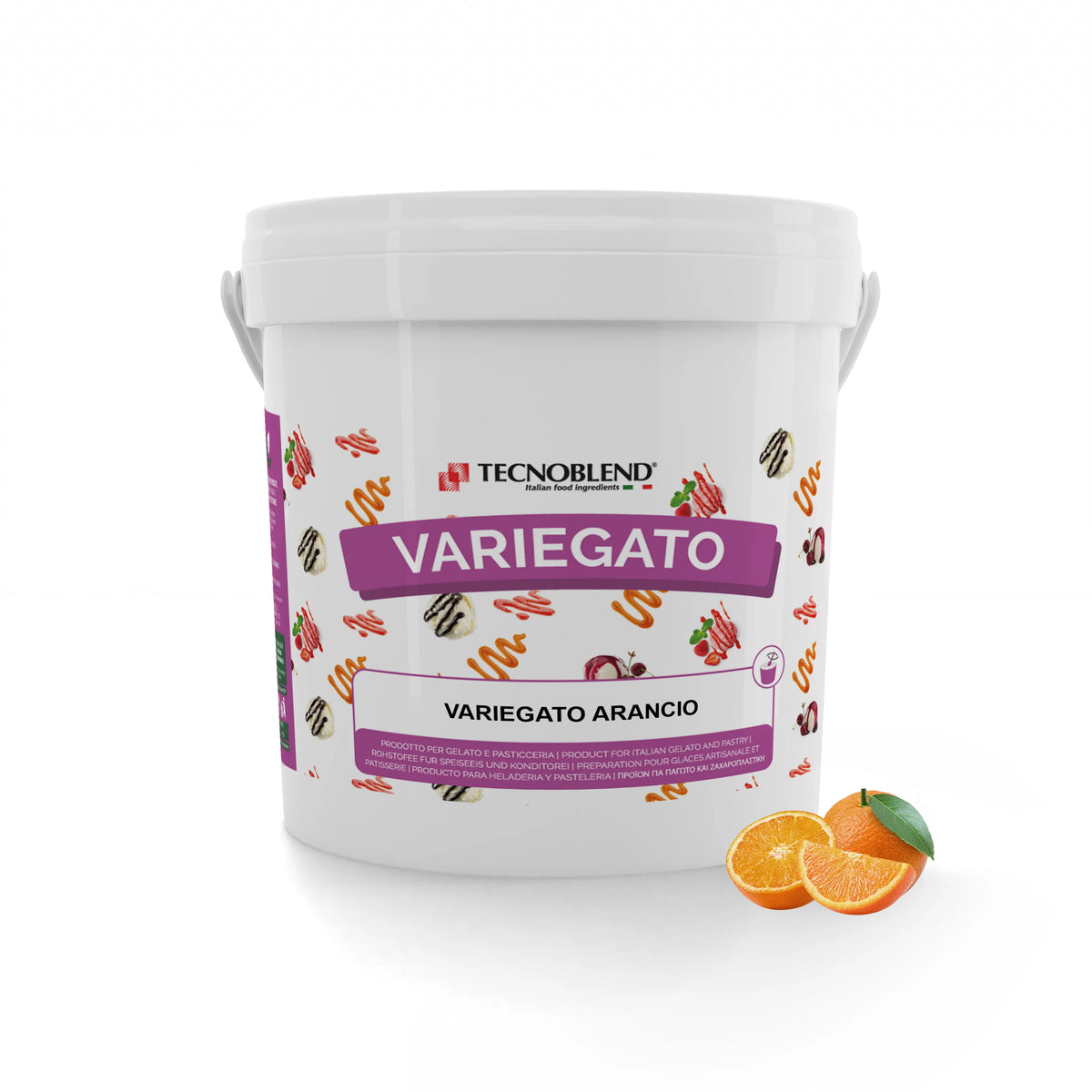 Variegato all'Arancio per Gelati e Desserts