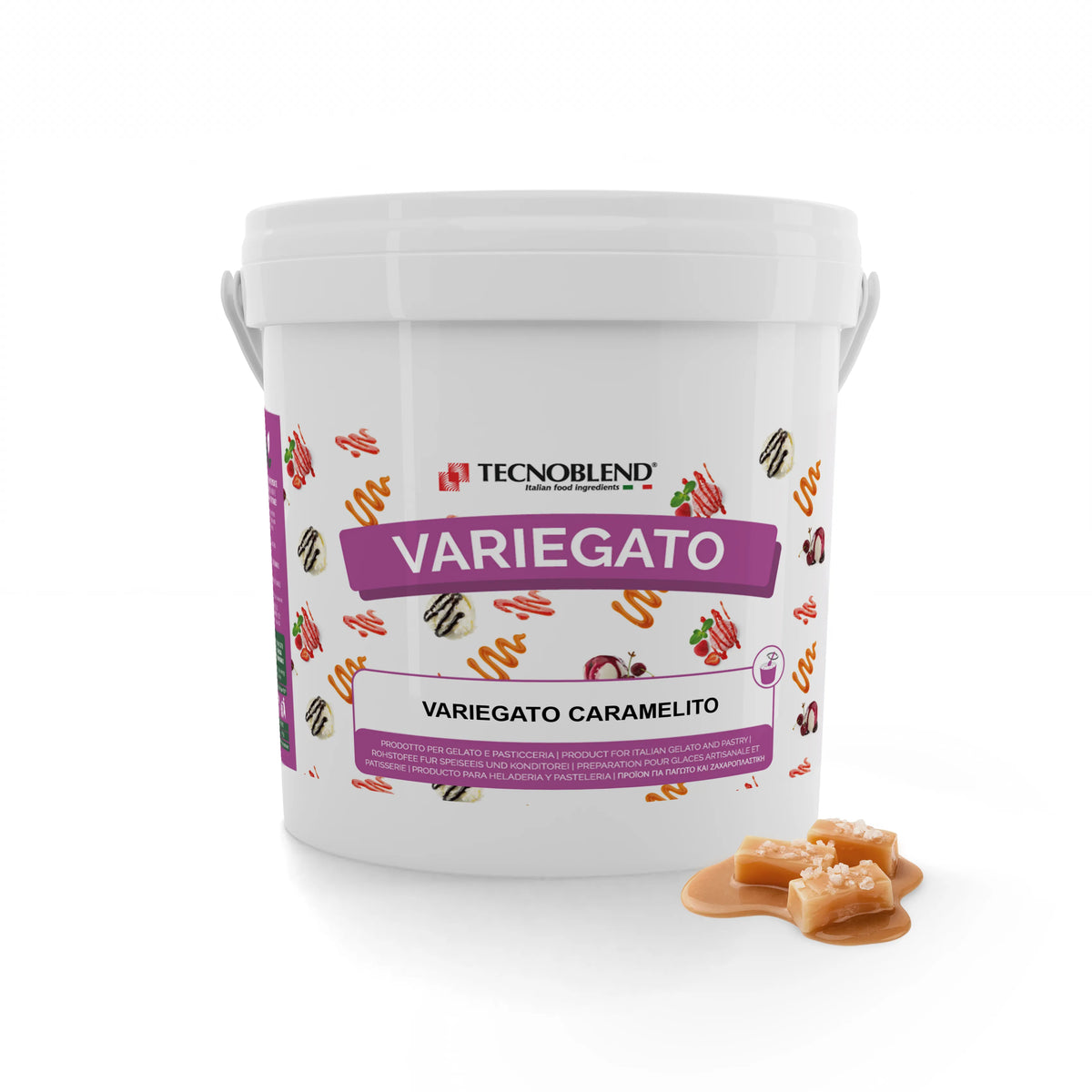 Variegato al Caramello salato per Gelati e Desserts, VARIEGATO CARAMELITO