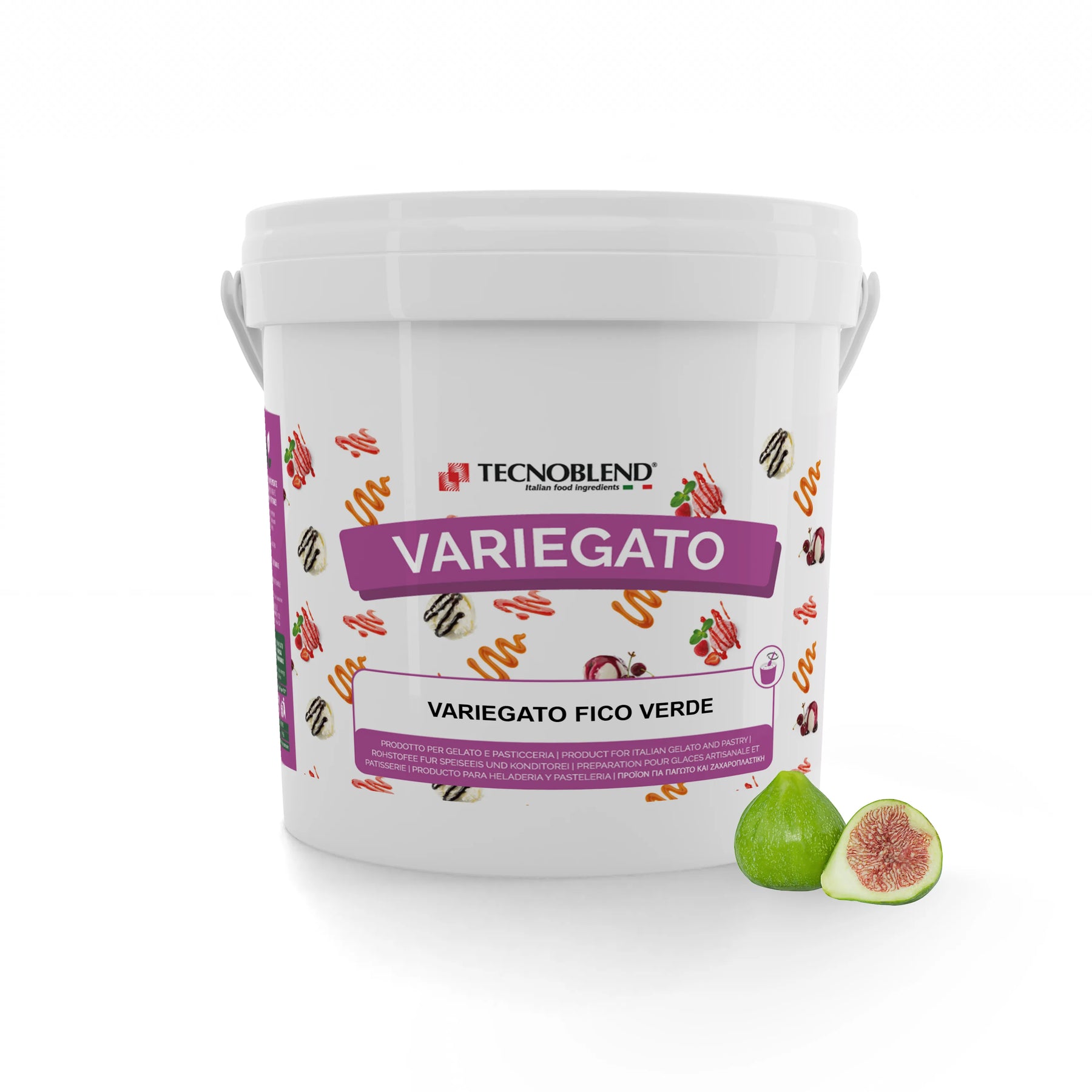 Variegato al Fico per decorare Gelati e Desserts, VARIEGATO FICO VERDE