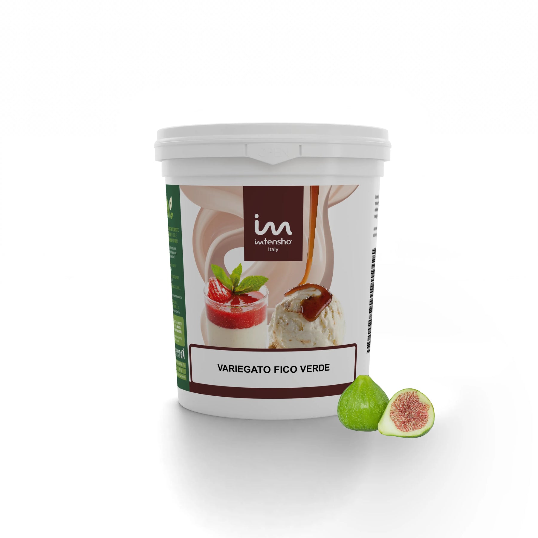 Variegato al Fico per decorare Gelati e Desserts, VARIEGATO FICO VERDE