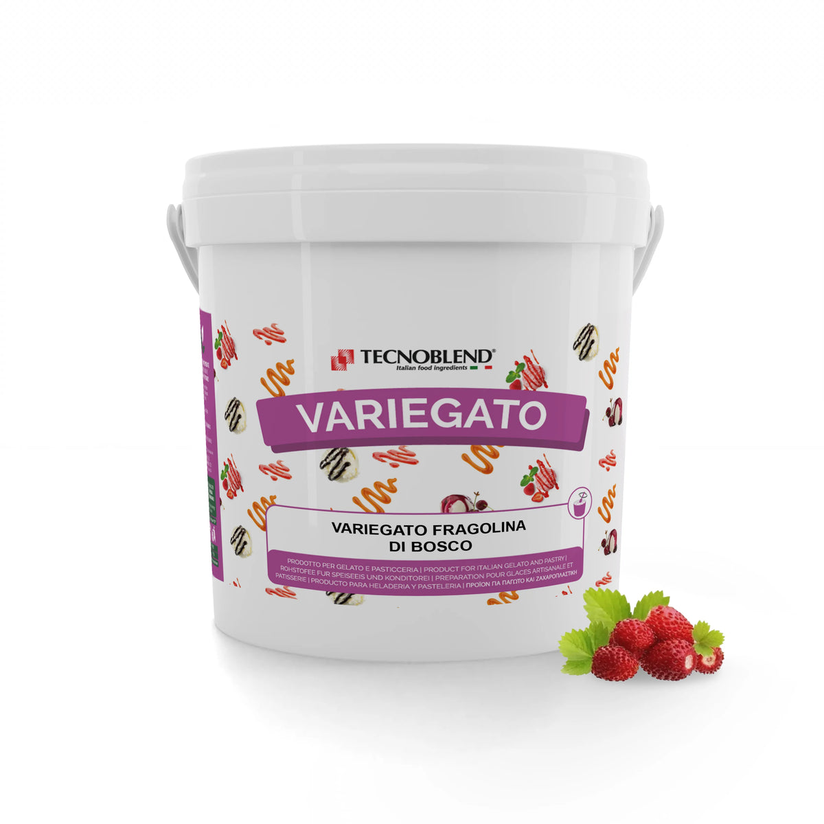 Variegato alla Fragola di Bosco per Gelati e Desserts, VARIEGATO FRAGOLINA DI BOSCO