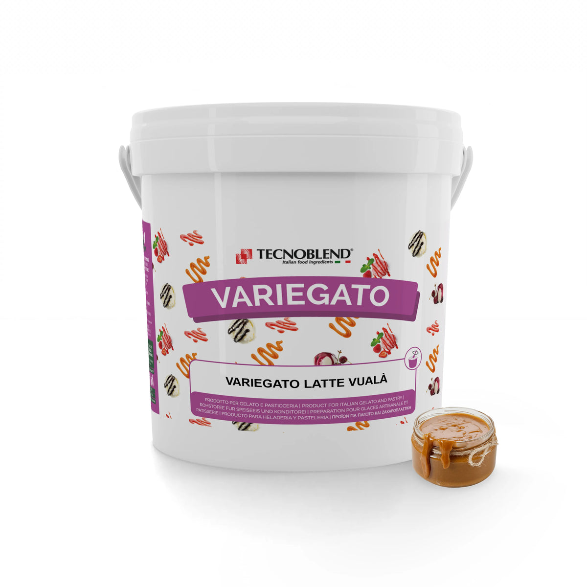 Variegato al Dulce de Leche per Gelati e Desserts, VARIEGATO LATTE VUALÀ