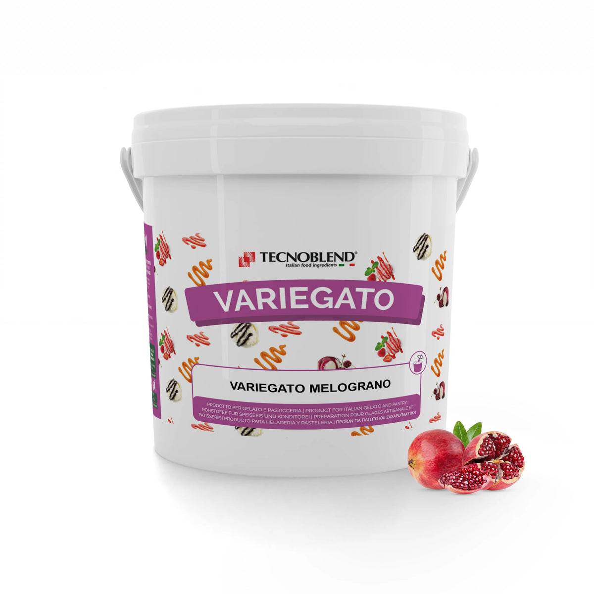 Variegato al Melograno per Gelati e Desserts