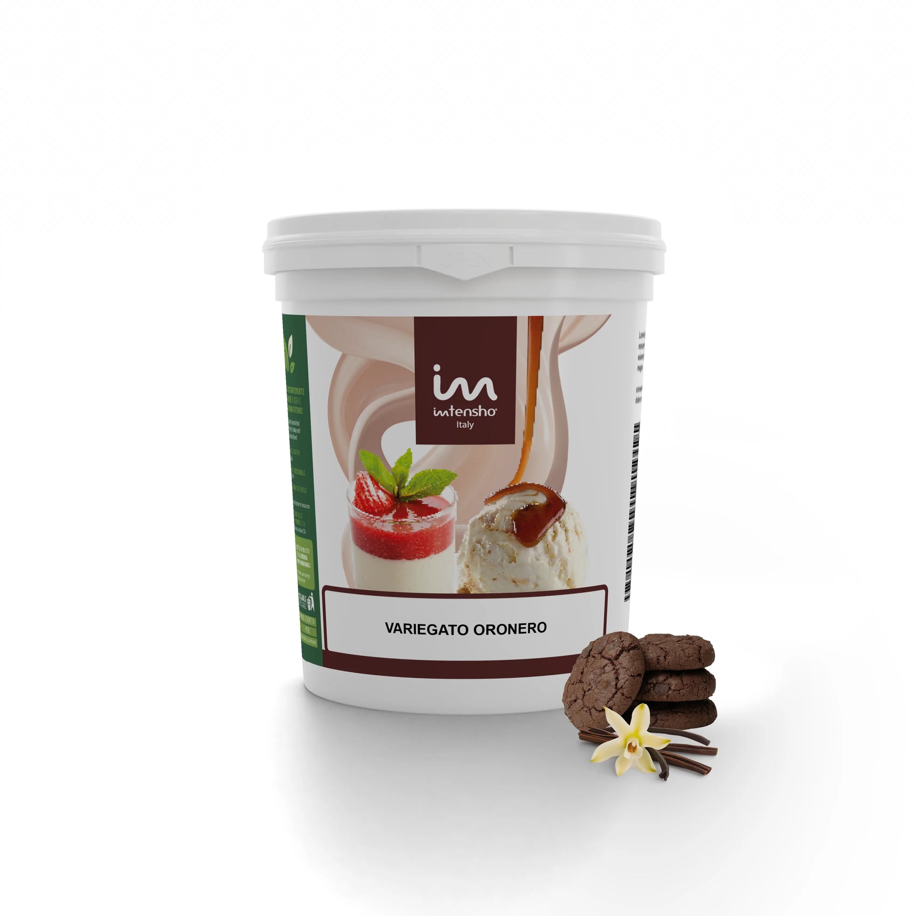 Variegato alla Vaniglia per Gelati e Desserts, VARIEGATO ORONERO