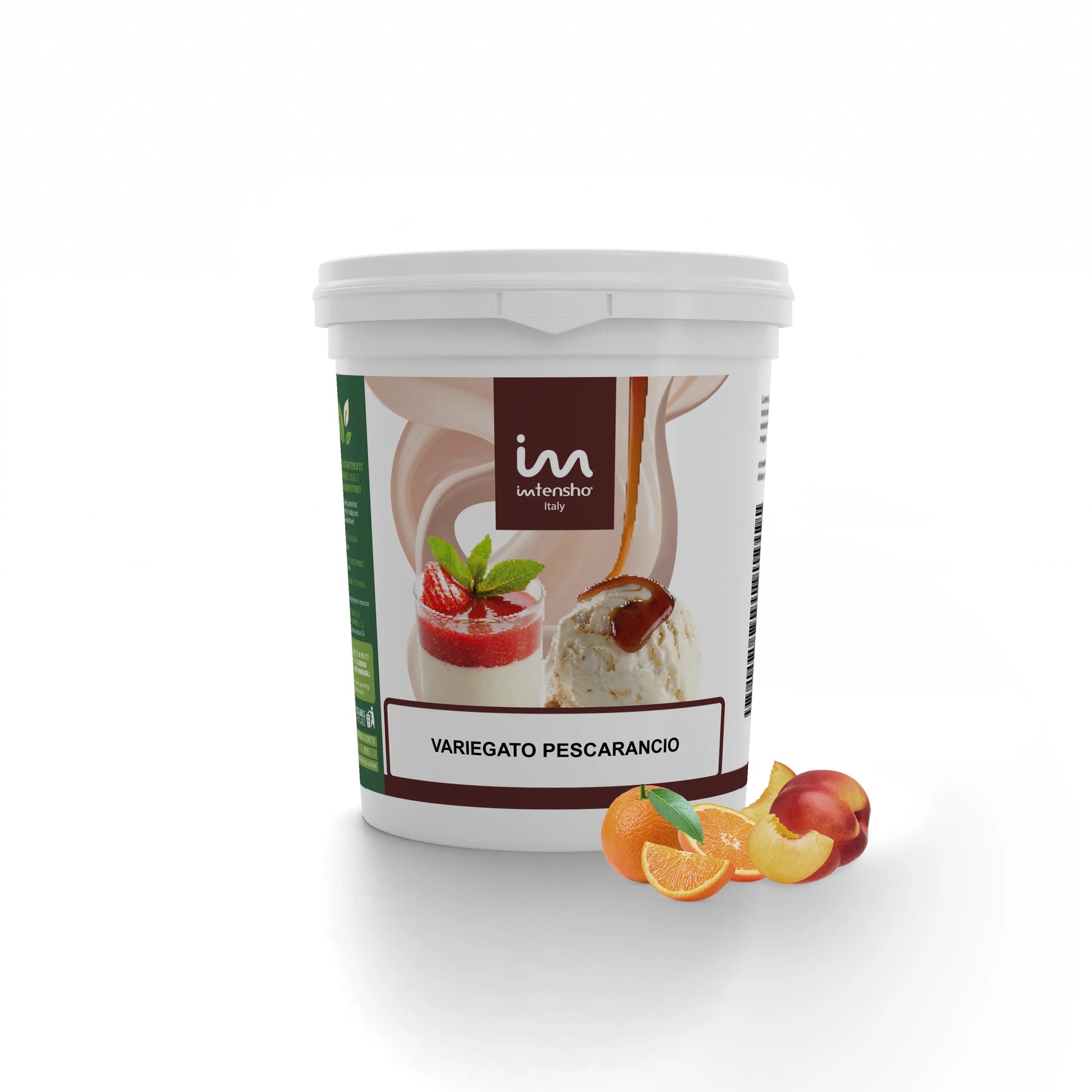 Variegato alla Pesca e Arancio per Gelati e Desserts, VARIEGATO PESCARANCIO
