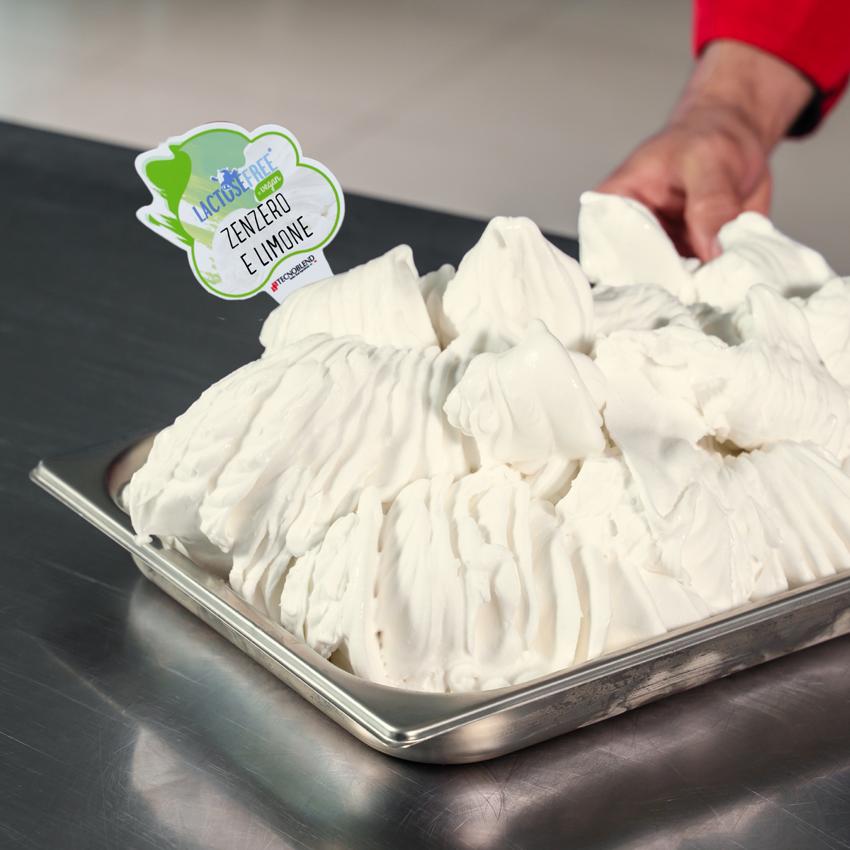 Preparato per Gelato Zenzero e Limone senza lattosio, per vegani