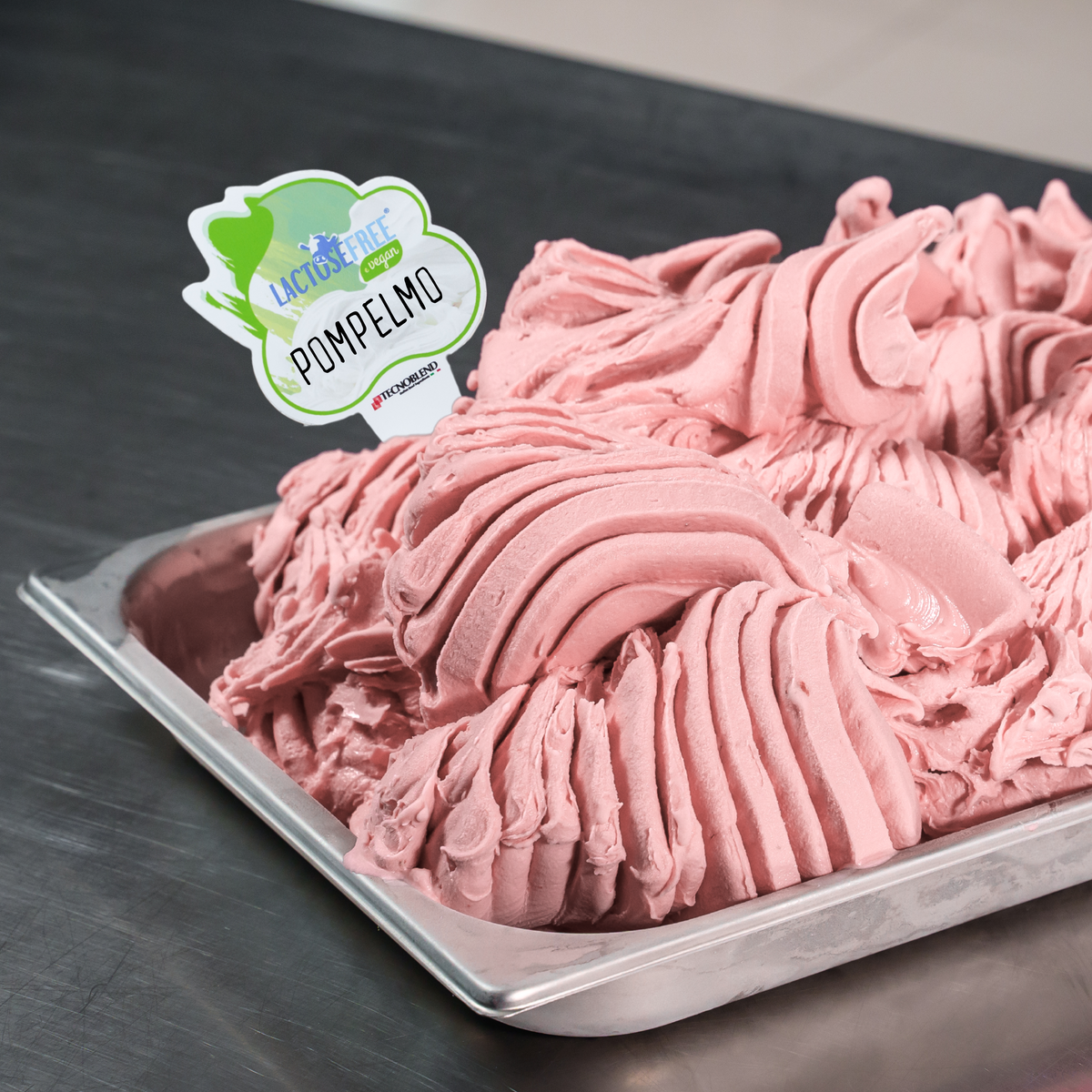 1,25 kg Preparato per Gelato al Pompelmo Rosa senza lattosio, per vegani