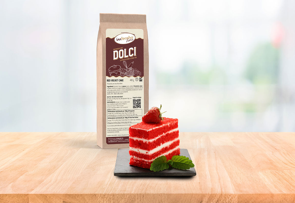 400g Preparato pan di spagna per torta Red Velvet