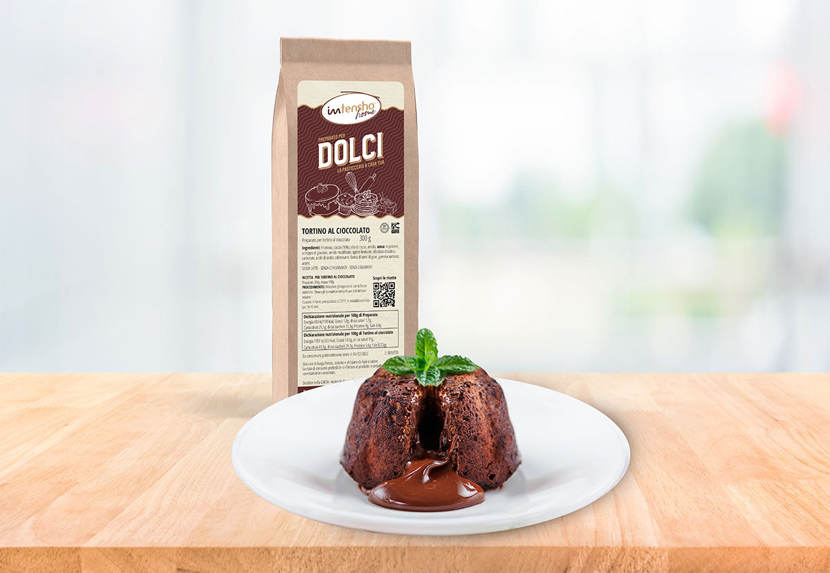 300g Preparato per dolci Tortino al Cioccolato