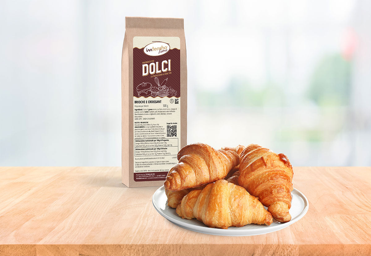 500g Preparato per dolci Brioche cornetti Croissant