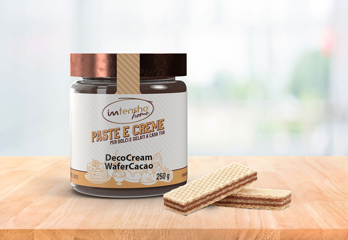 250g Crema WaferCacao per decorare gelati, dessert, torte