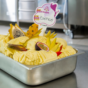 1,5 kg Preparato per Gelato ai Frutti Esotici, ad alto Contenuto Proteico e Senza Zuccheri Aggiunti - SUPER CALO ESOTICO
