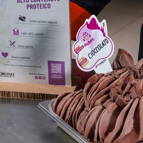 1,5 kg Preparato per gelato Cioccolato ad alto contenuto proteico e senza zuccheri aggiunti - SUPERCALO CIOCCOLATO