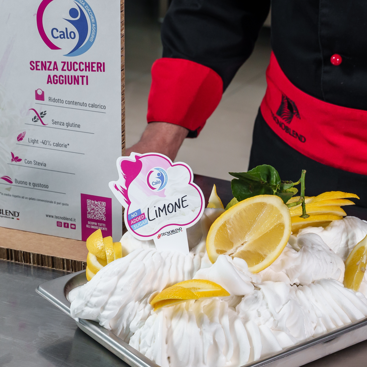 1,25 kg Preparato per Gelato al Limone , Senza Zuccheri Aggiunti - CALOSTEVIA LIMONE