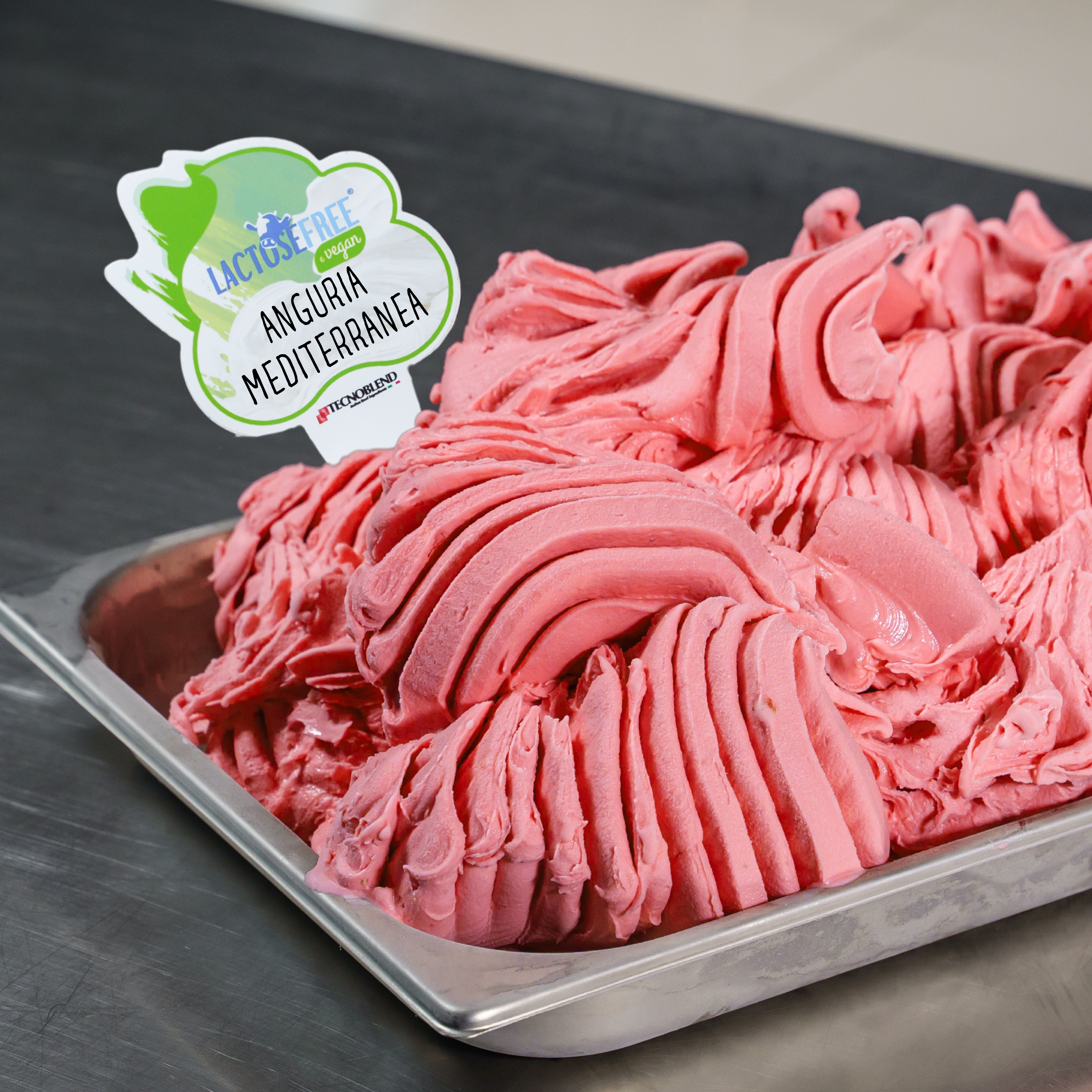 1,25 kg Preparato per Gelato all'Anguria Mediterranea senza lattosio, per vegani