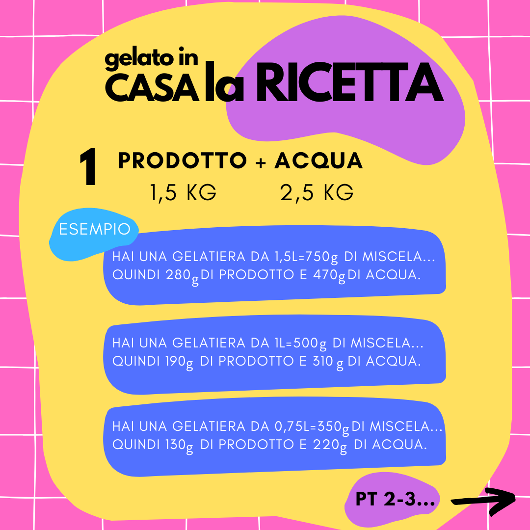 1,5 kg Preparato per gelato al fiordilatte , vegan e senza zuccheri aggiunti - CALO VEGAN CREMA