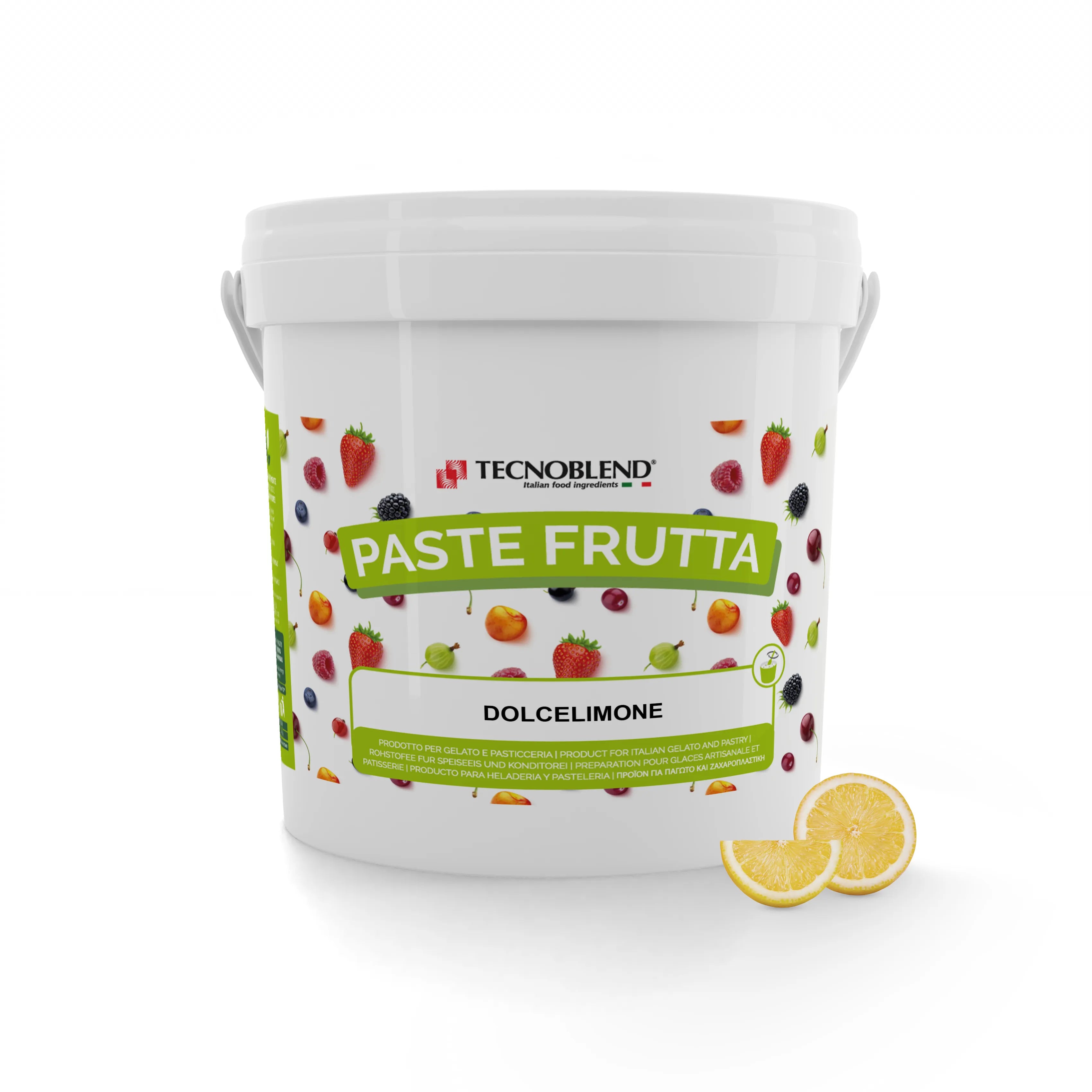 Pasta per gelato, desserts, semifreddi e per prodotti da pasticceria al gusto Limone, senza Lattosio, PASTA DOLCELIMONE