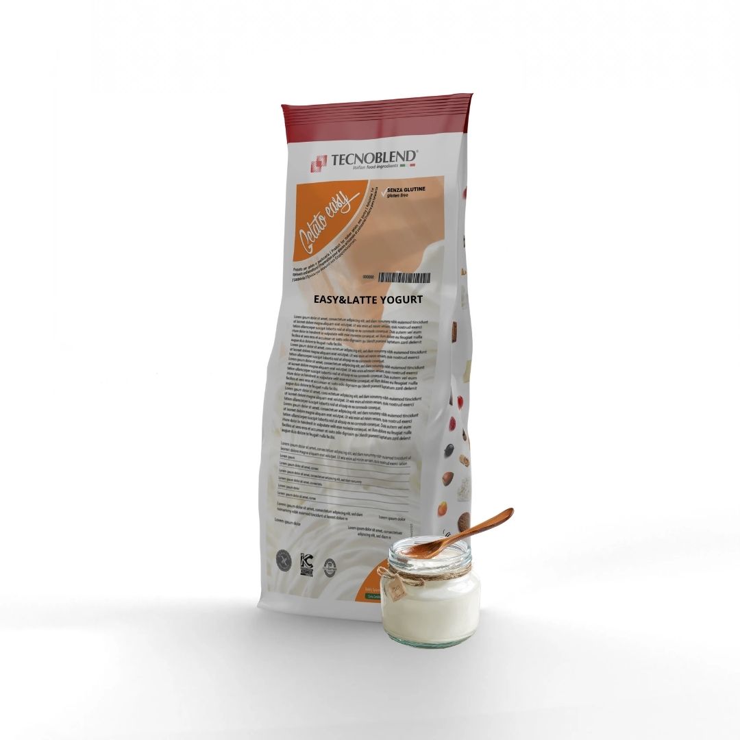 1,2kg Base completa per gelato in vetrina, per torte gelato, zuccotti e semifreddi, EASY&LATTE YOGURT