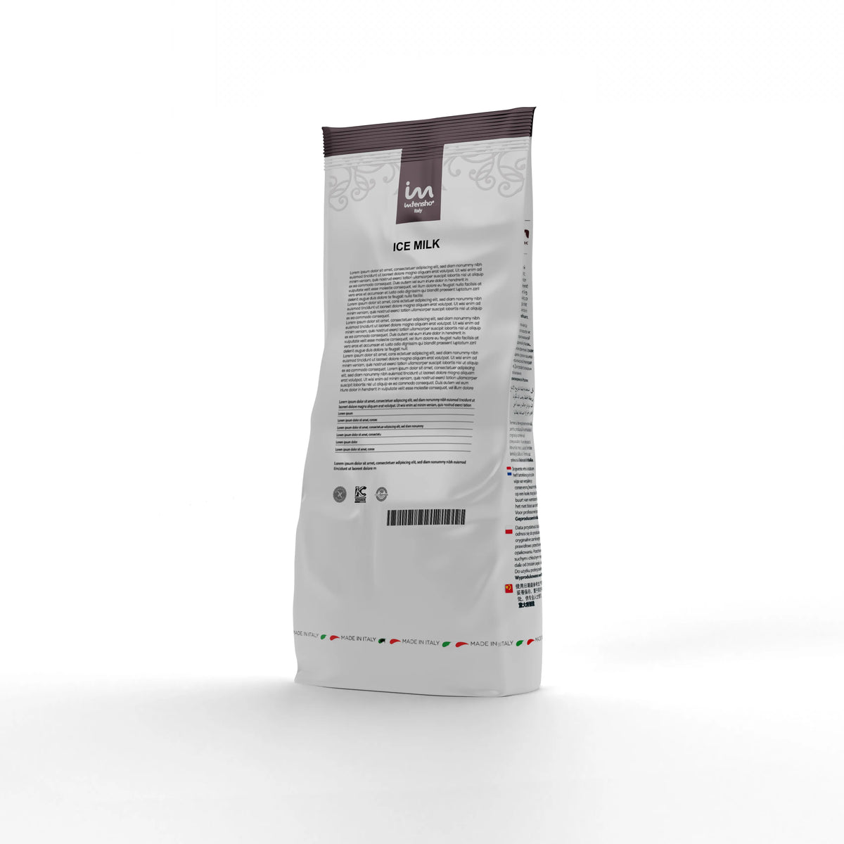 900g Preparato in polvere per crema fredda gusto latte, ICE MILK