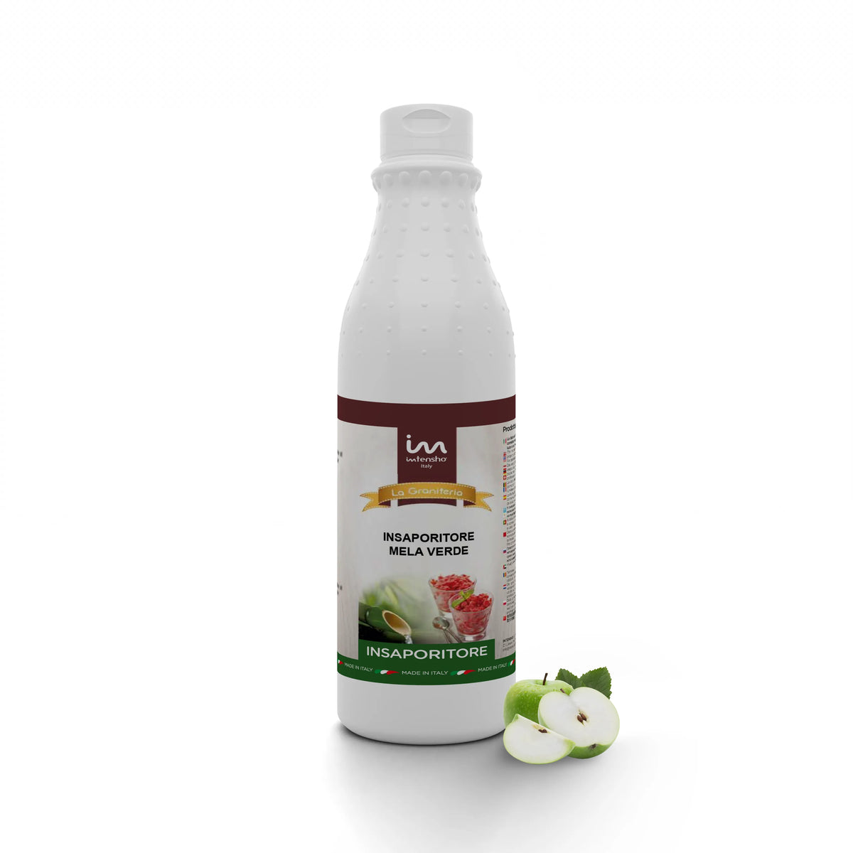 1kg Insaporitore in pasta per granite e ghiaccioli gusto mela verde