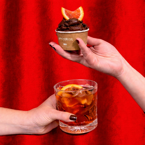 1,25 kg Preparato per Gelato al gusto Negroni senza lattosio e per vegani, senza alcool