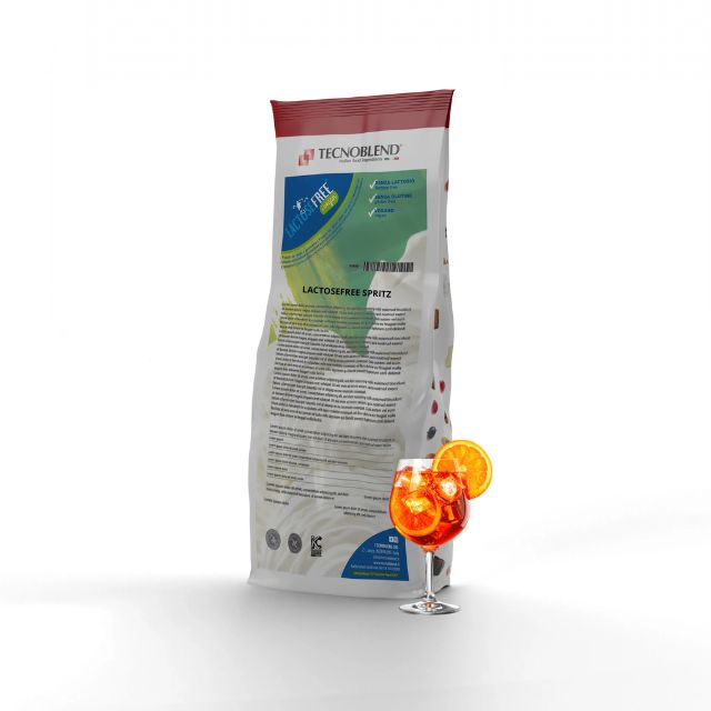 1,25 kg Preparato per Gelato al gusto Spritz senza lattosio e per vegani, senza alcool