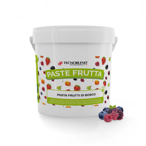 Pasta per gelato, desserts, semifreddi al gusto Frutti di bosco, senza Lattosio, per Vegani, PASTA FRUTTI DI BOSCO