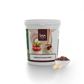 Variegato al Cioccolato Bianco salato per Gelati e Desserts, VARIEGATO BIANCORISO