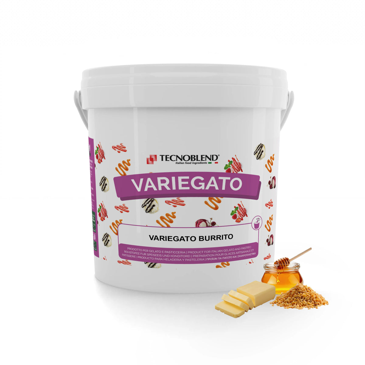 Variegato gusto Burro e Miele per Gelati e Desserts, VARIEGATO BURRITO
