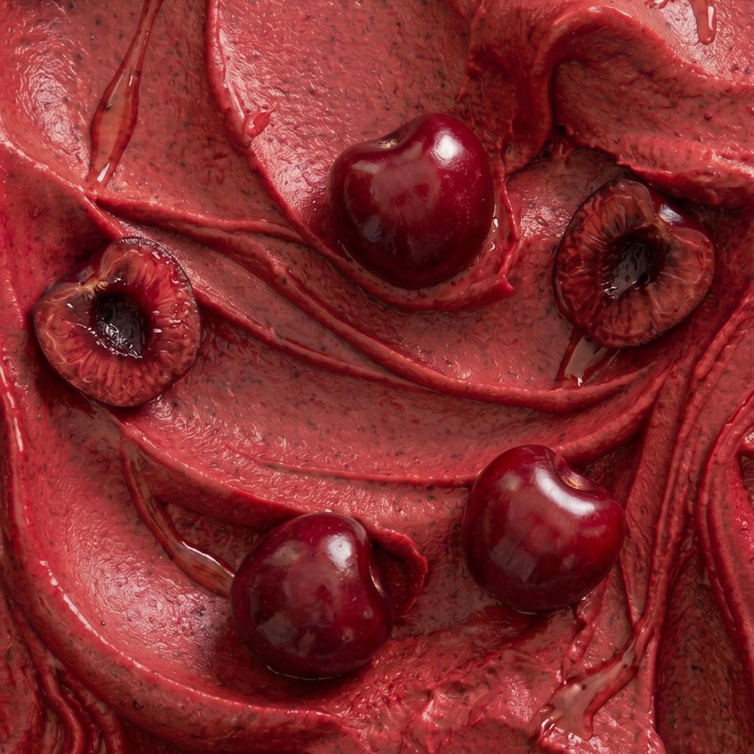 1,25 kg Preparato per Gelato Ciliegia,  senza lattosio, per vegani