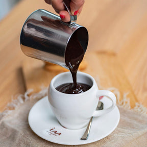 Kit 3 gusti - Preparato per cioccolata calda: FONDENTE VEGAN - BIANCA - NOCCIOLA