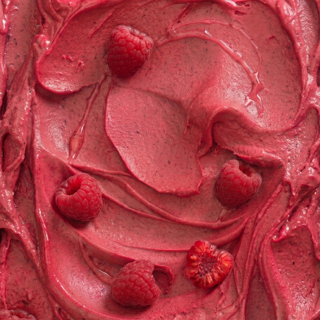 1,25 kg Preparato per Gelato al Lampone,  senza lattosio, per vegani